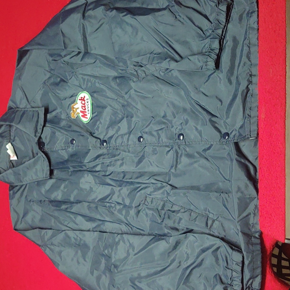 Vintage Mack Truck windbreaker jacket